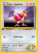 Lt. Surge's Spearow (52/132) [Gym Heroes 1st Edition] - Destination Retro