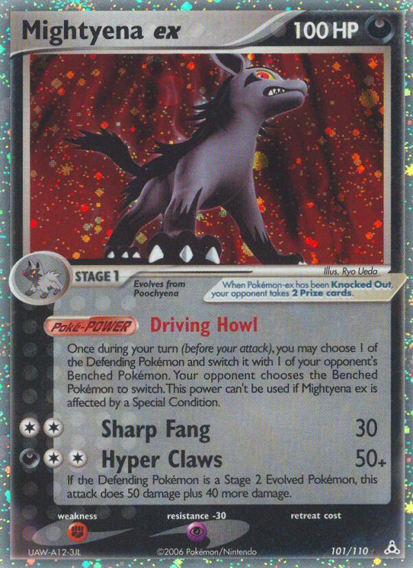 Mightyena ex (101/110) [EX: Holon Phantoms] - Destination Retro