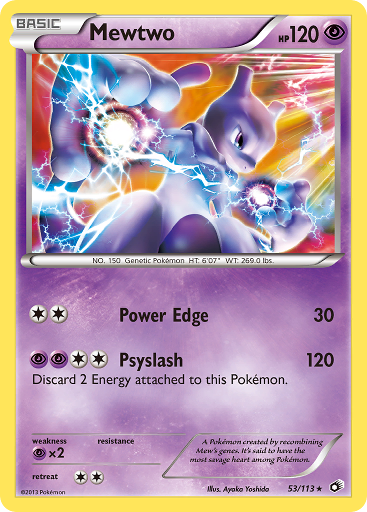 Mewtwo (53/113) [Black & White: Legendary Treasures] - Destination Retro