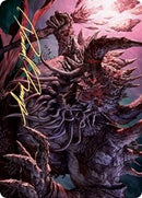 Dream Devourer Art Card (Gold-Stamped Signature) [Kaldheim: Art Series] - Destination Retro