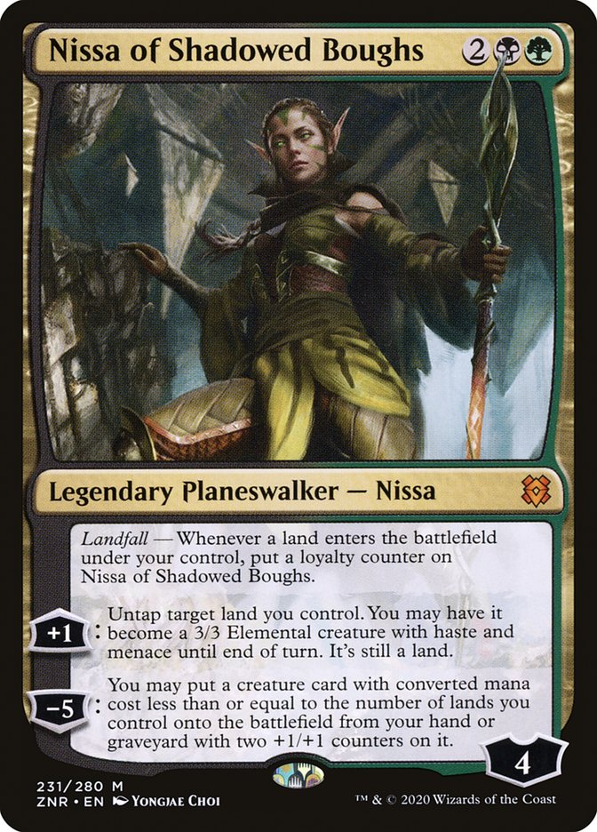 Nissa of Shadowed Boughs [Zendikar Rising] - Destination Retro