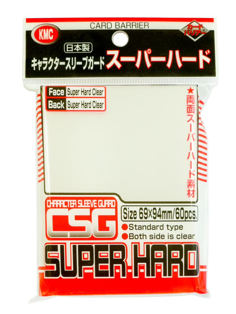 KMC Card Barrier Character Sleeve Guard Super Hard 60pcs - Destination Retro