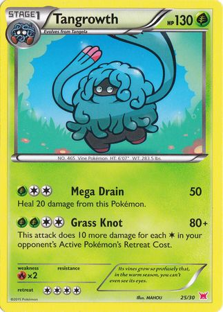 Tangrowth (25/30) [XY: Trainer Kit - Latias & Latios] - Destination Retro