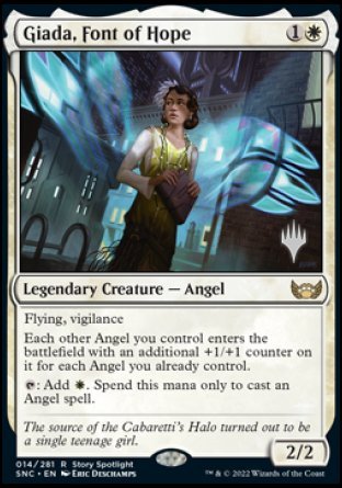 Giada, Font of Hope (Promo Pack) [Streets of New Capenna Promos] - Destination Retro