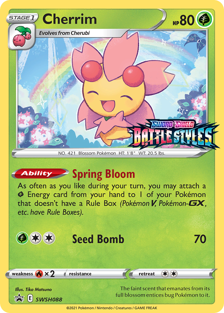 Cherrim (SWSH088) (Prerelease Promo) [Sword & Shield: Black Star Promos] - Destination Retro