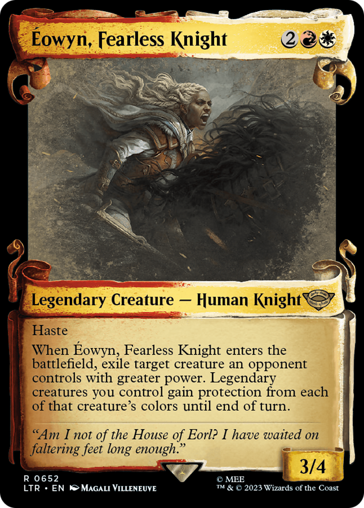 Eowyn, Fearless Knight [The Lord of the Rings: Tales of Middle-Earth Showcase Scrolls] - Destination Retro
