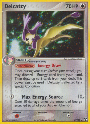 Delcatty (EX Power Keepers) (8/108) [Theme Deck Exclusives] - Destination Retro