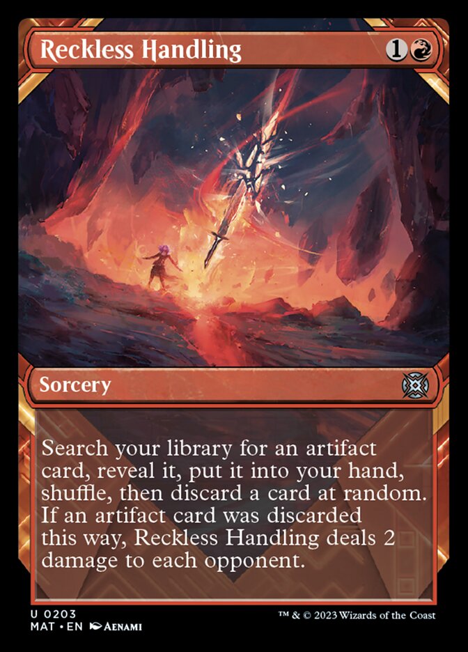 Reckless Handling (Showcase Halo Foil) [March of the Machine: The Aftermath] - Destination Retro