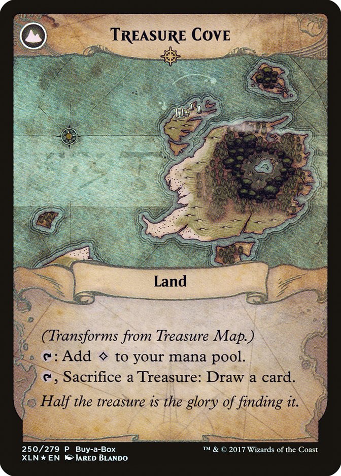 Treasure Map // Treasure Cove (Buy-A-Box) [Ixalan Treasure Chest] - Destination Retro