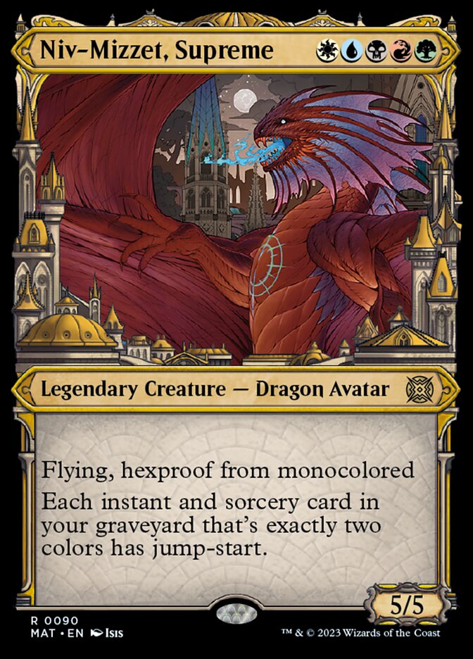 Niv-Mizzet, Supreme (Showcase) [March of the Machine: The Aftermath] - Destination Retro