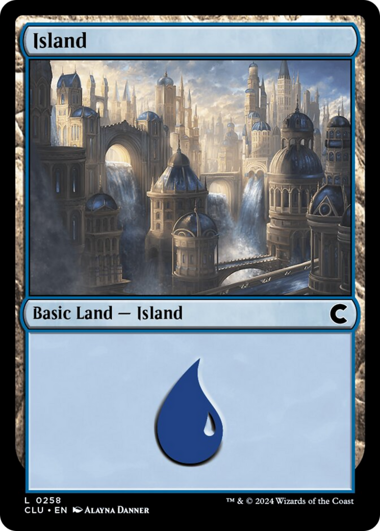 Island (0258) [Ravnica: Clue Edition] - Destination Retro