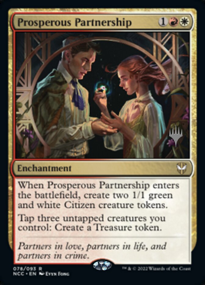 Prosperous Partnership (Promo Pack) [Streets of New Capenna Commander Promos] - Destination Retro