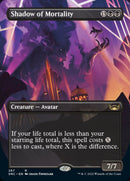 Shadow of Mortality (Borderless Alternate Art) [Streets of New Capenna] - Destination Retro