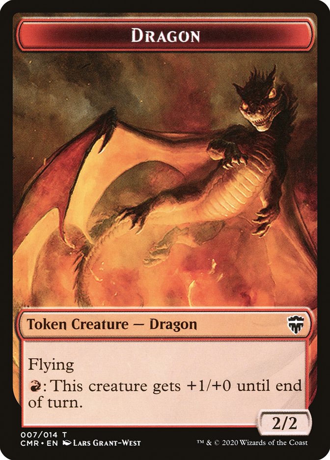 Dragon Token [Commander Legends Tokens] - Destination Retro