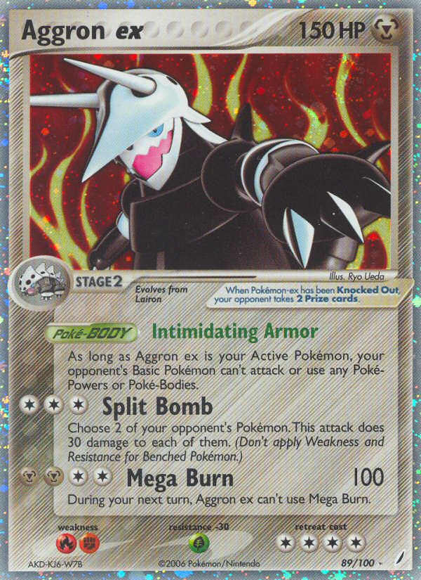 Aggron ex (89/100) [EX: Crystal Guardians] - Destination Retro