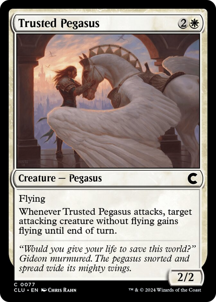 Trusted Pegasus [Ravnica: Clue Edition] - Destination Retro