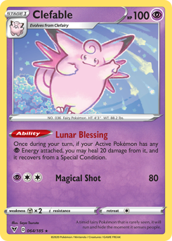 Clefable (64) [Sword & Shield: Vivid Voltage] - Destination Retro