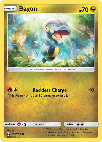 Bagon (104/168) [Sun & Moon: Celestial Storm] - Destination Retro