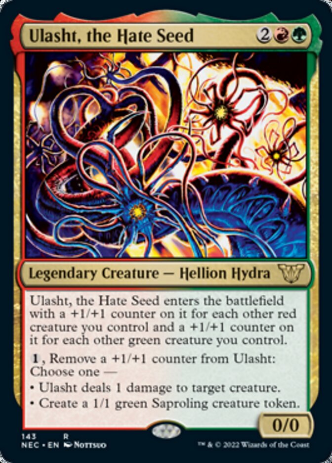 Ulasht, the Hate Seed [Kamigawa: Neon Dynasty Commander] - Destination Retro