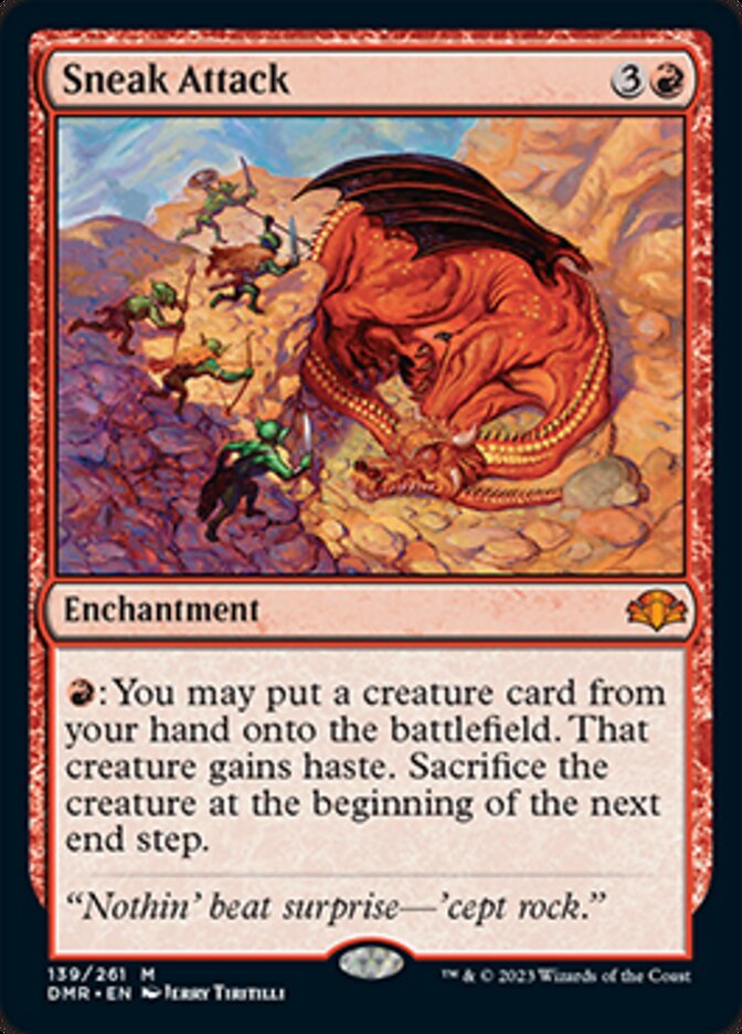 Sneak Attack [Dominaria Remastered] - Destination Retro