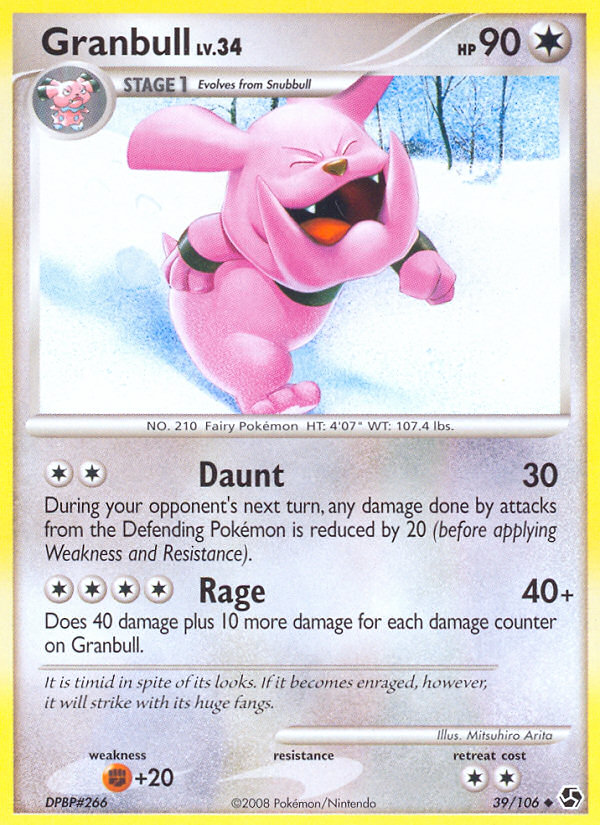 Granbull (39/106) [Diamond & Pearl: Great Encounters] - Destination Retro