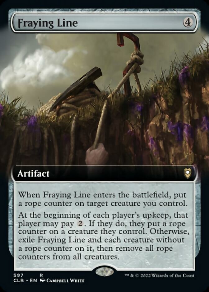 Fraying Line (Extended Art) [Commander Legends: Battle for Baldur's Gate] - Destination Retro