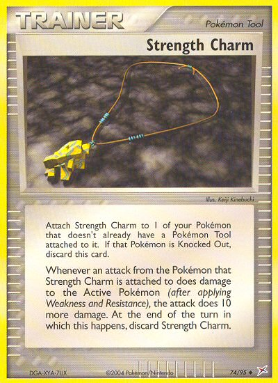 Strength Charm (74/95) [EX: Team Magma vs Team Aqua] - Destination Retro