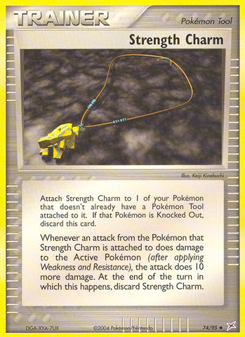 Strength Charm (74/95) [EX: Team Magma vs Team Aqua] - Destination Retro