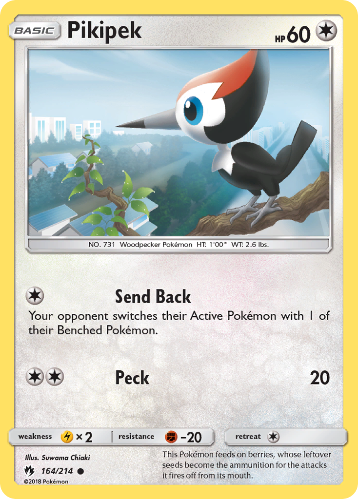 Pikipek (164/214) [Sun & Moon: Lost Thunder] - Destination Retro