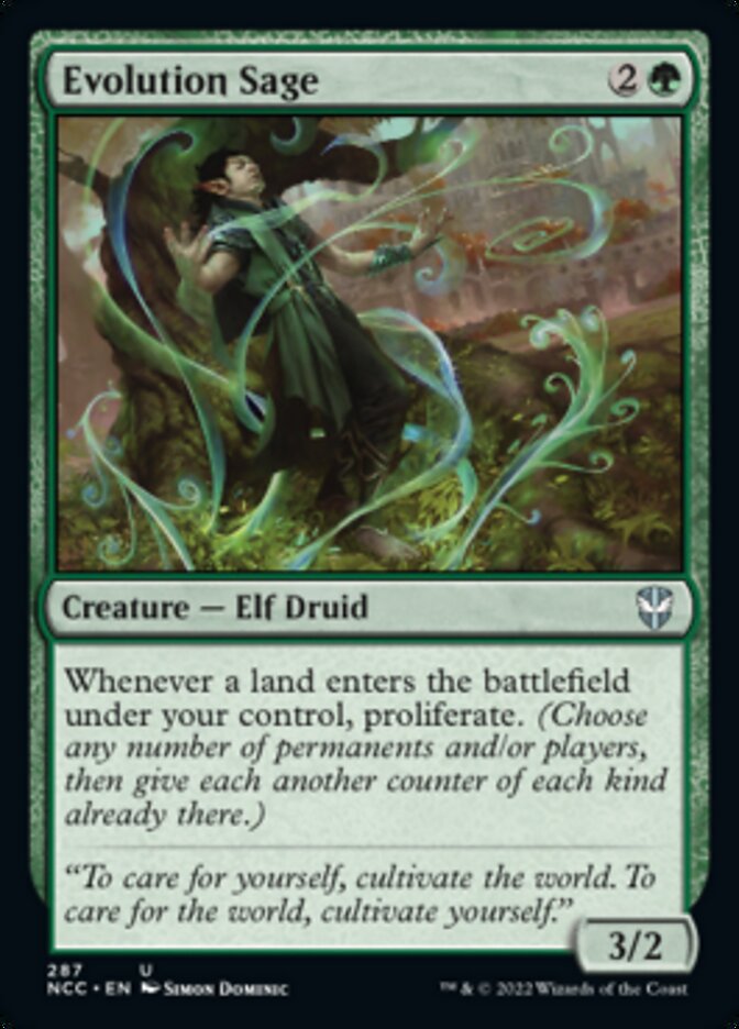 Evolution Sage [Streets of New Capenna Commander] - Destination Retro