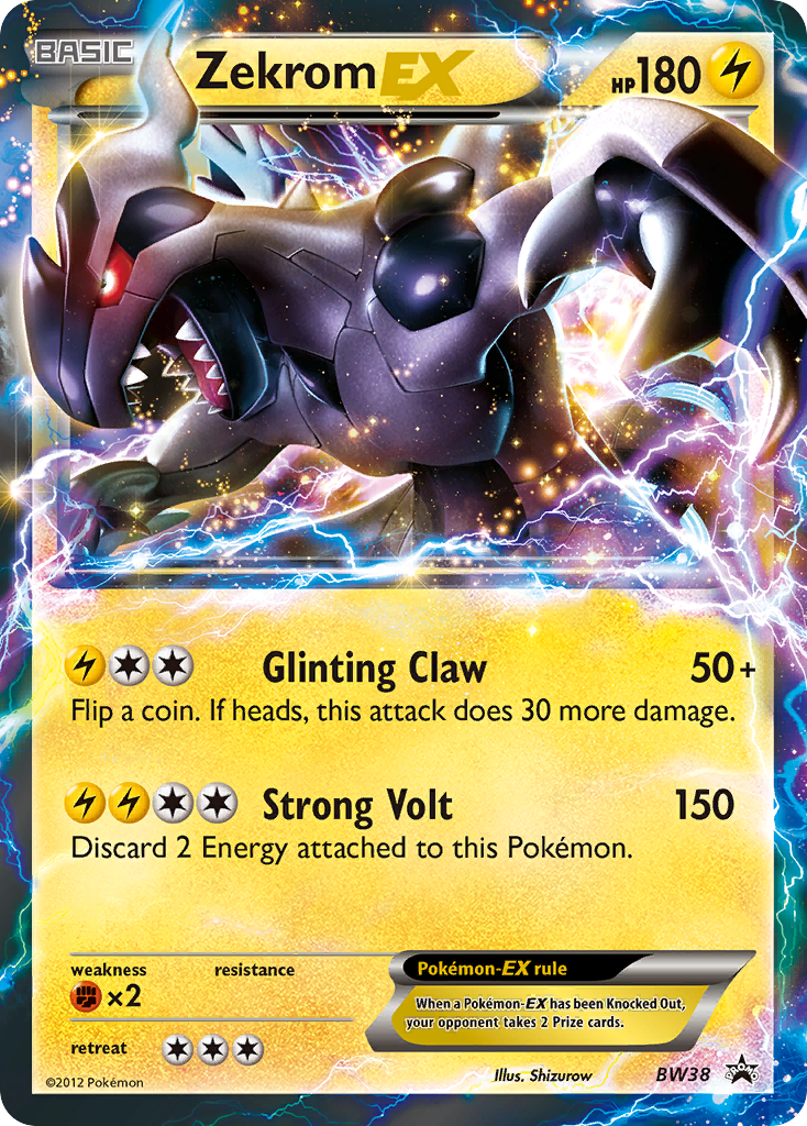 Zekrom EX (BW38) [Black & White: Black Star Promos] - Destination Retro