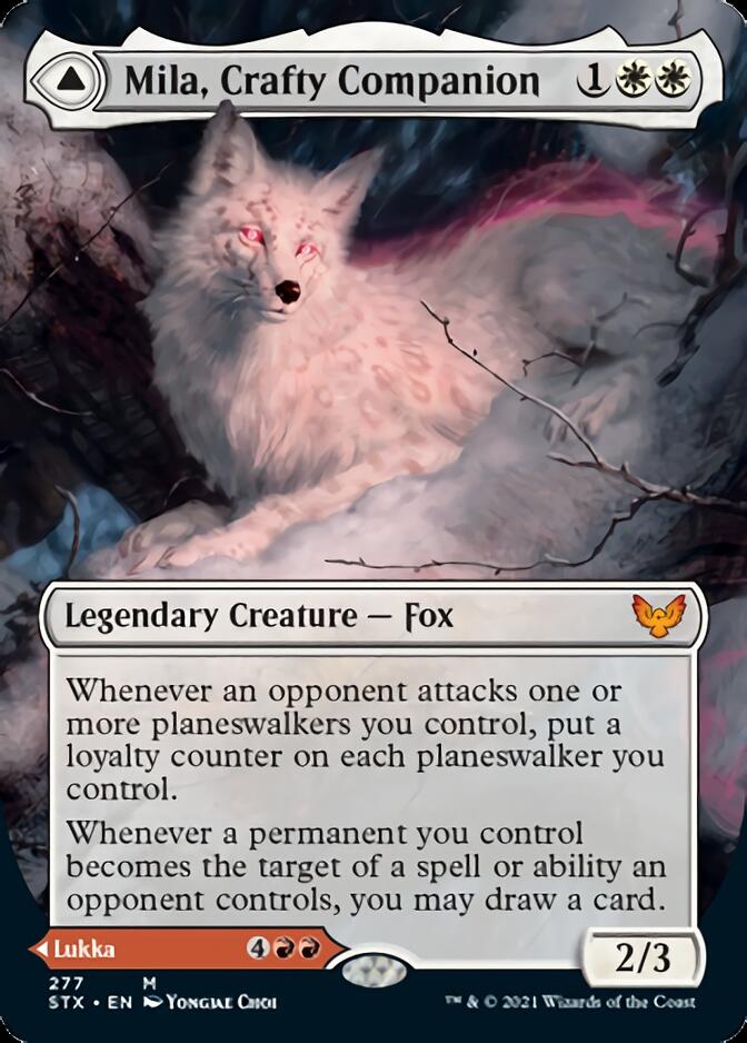 Mila, Crafty Companion // Lukka, Wayward Bonder (Extended) [Strixhaven: School of Mages] - Destination Retro