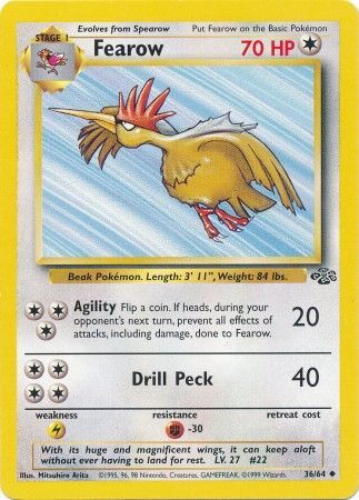 Fearow (36/64) [Jungle Unlimited] - Destination Retro