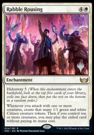 Rabble Rousing (Promo Pack) [Streets of New Capenna Promos] - Destination Retro