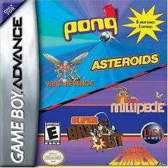 Pong / Asteroids / Yar's Revenge / Millipede / Super Breakout / Lunar Lander - GameBoy Advance - Destination Retro