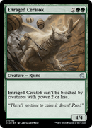 Enraged Ceratok [Ravnica: Clue Edition] - Destination Retro