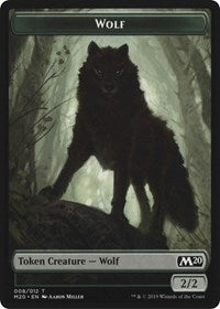 Zombie // Wolf Double-Sided Token [Game Night 2019 Tokens] - Destination Retro