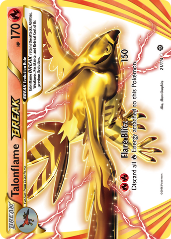 Talonflame BREAK (21/114) [XY: Steam Siege] - Destination Retro