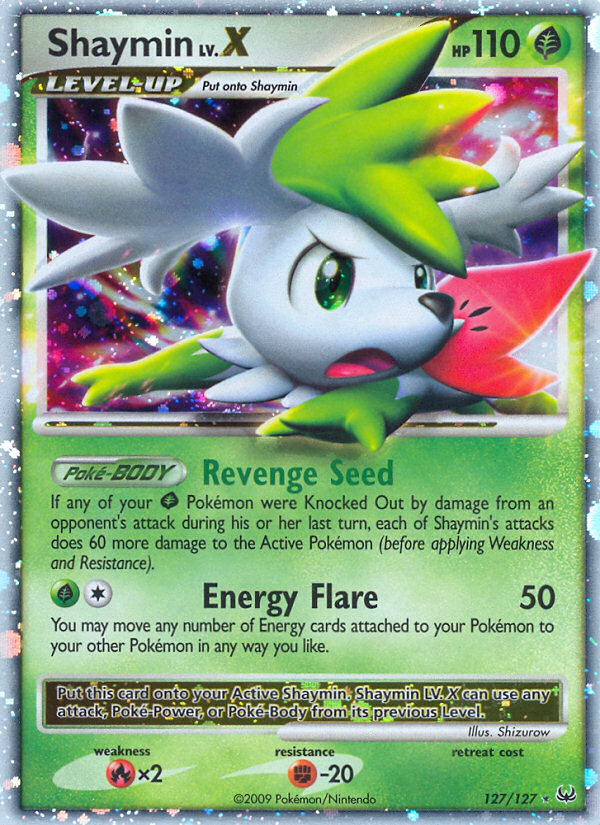 Shaymin LV.X (127/127) [Platinum: Base Set] - Destination Retro