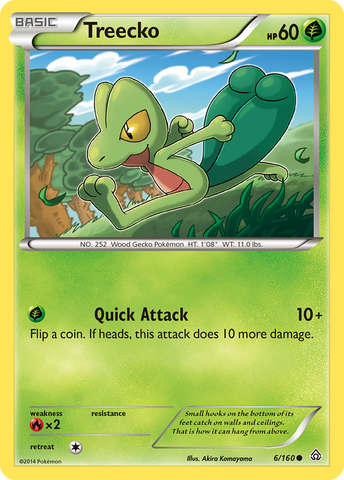 Treecko (6/160) [XY: Primal Clash] - Destination Retro