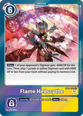 Flame Hellscythe [BT8-109] [Revision Pack Cards] - Destination Retro