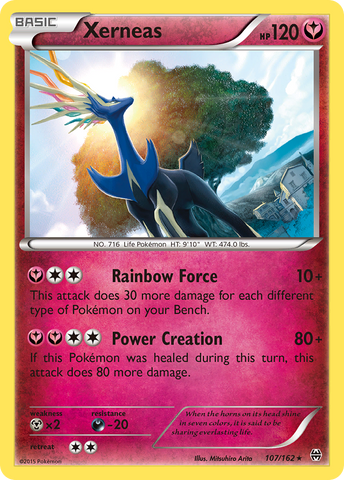 Xerneas (107/162) [XY: BREAKthrough] - Destination Retro