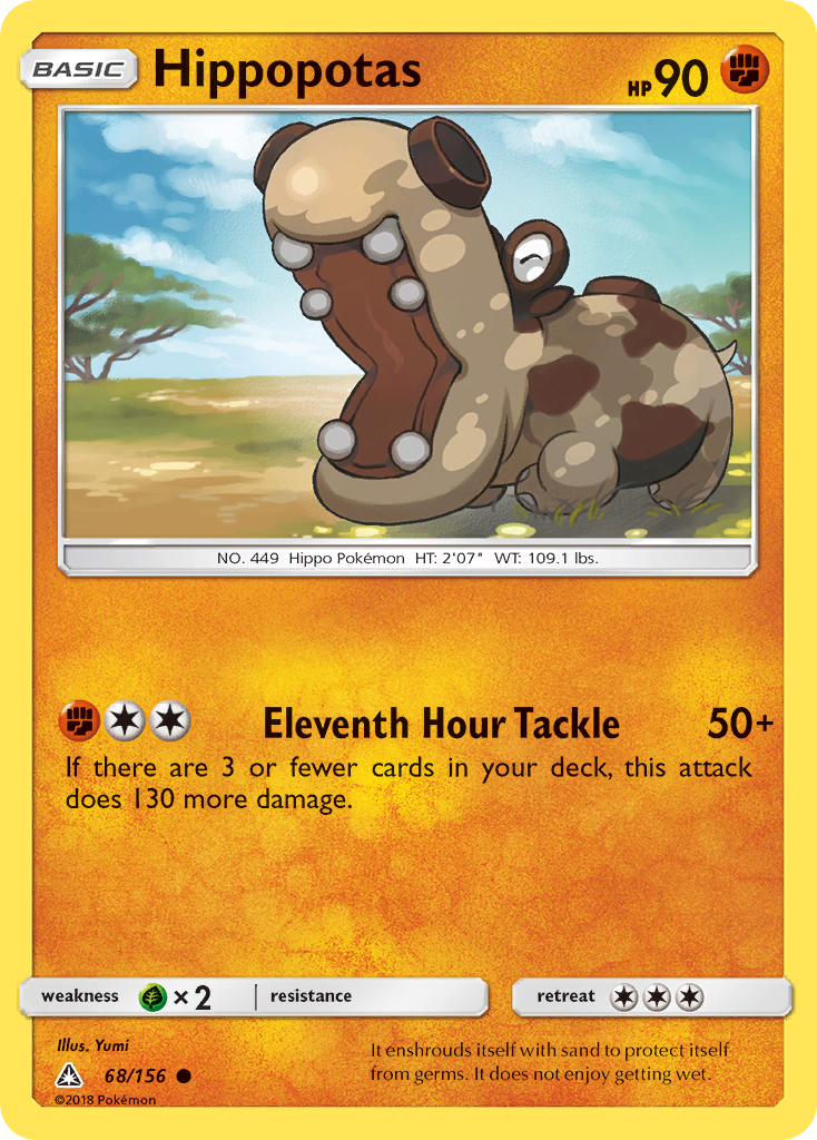 Hippopotas (68/156) [Sun & Moon: Ultra Prism] - Destination Retro