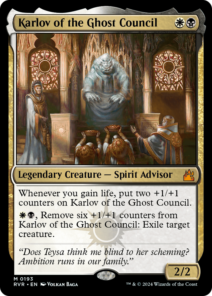 Karlov of the Ghost Council [Ravnica Remastered] - Destination Retro