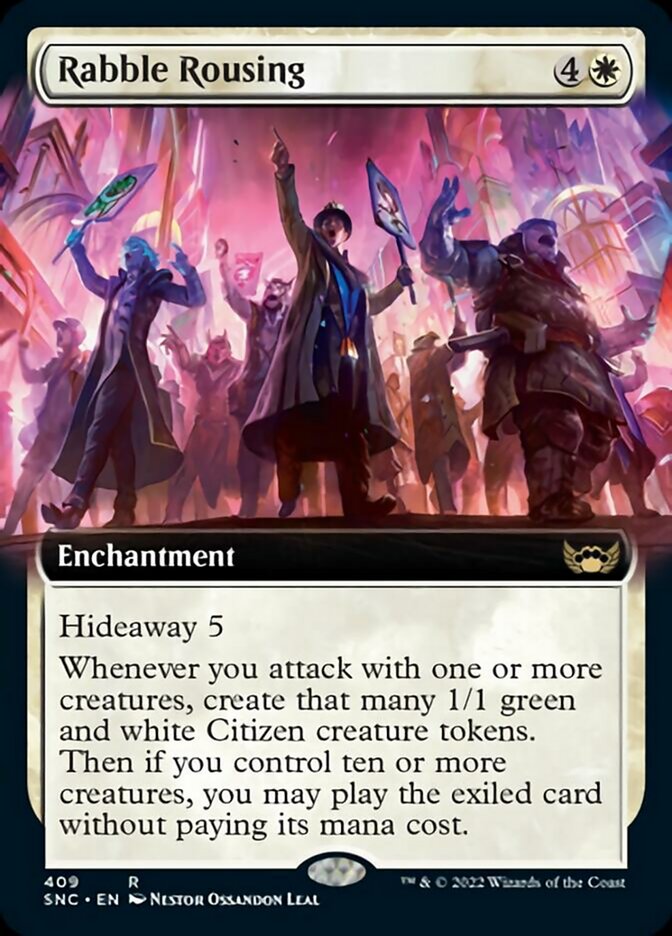Rabble Rousing (Extended Art) [Streets of New Capenna] - Destination Retro