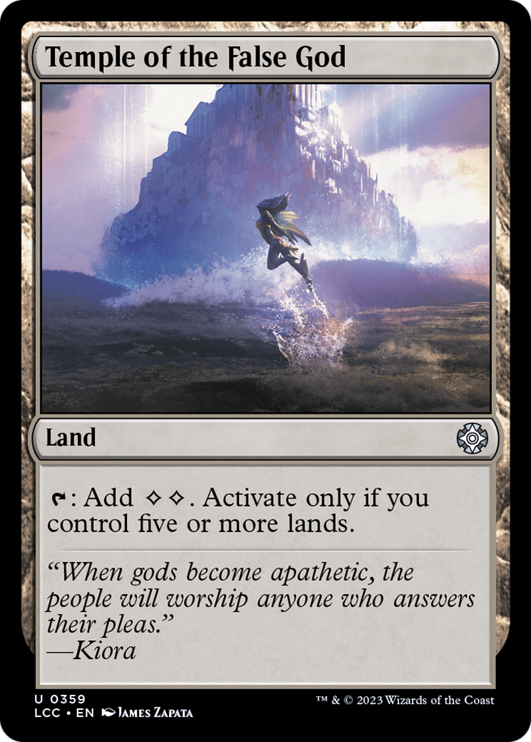 Temple of the False God [The Lost Caverns of Ixalan Commander] - Destination Retro