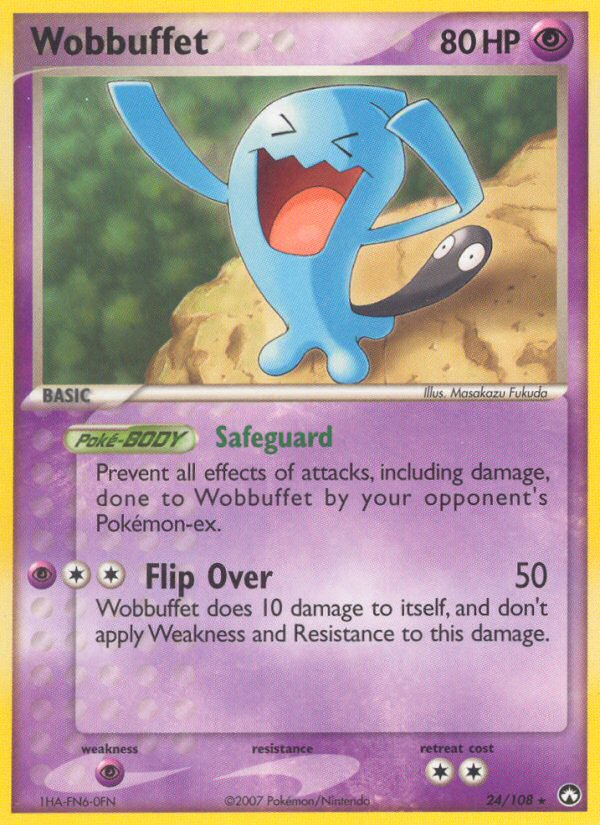 Wobbuffet (24/108) [EX: Power Keepers] - Destination Retro