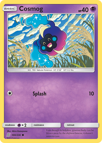 Cosmog (100/236) [Sun & Moon: Unified Minds] - Destination Retro