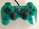 Clear Green Dual Shock Controller - Playstation 2 - Destination Retro