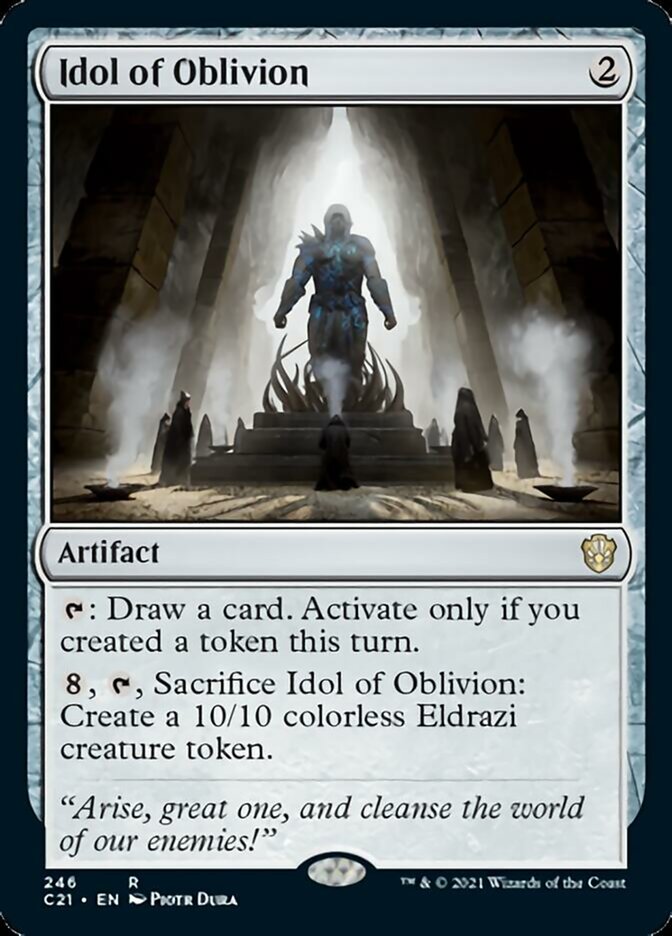 Idol of Oblivion [Commander 2021] - Destination Retro
